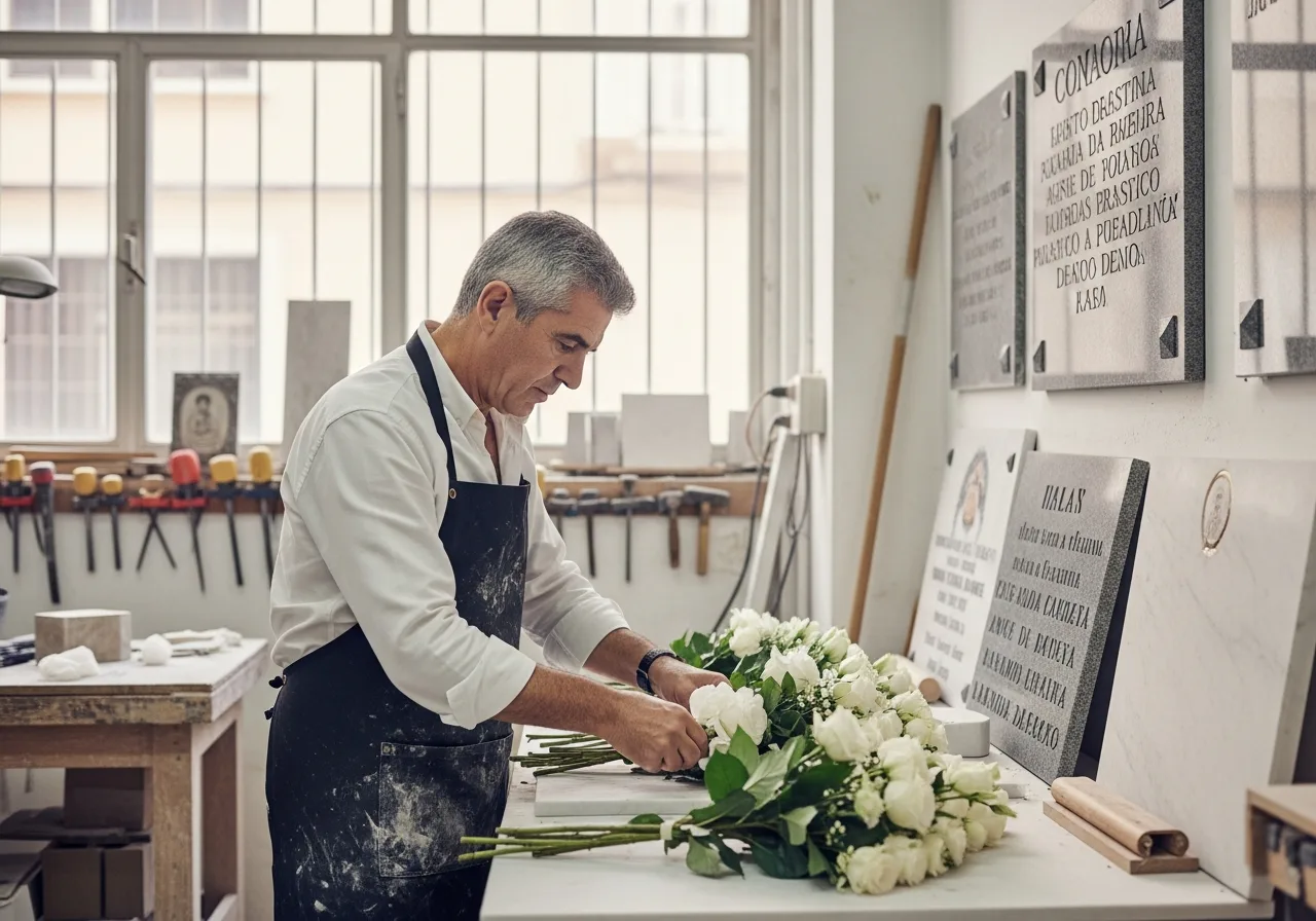 Flores y marmolería funeraria en Granada — servicios verificados